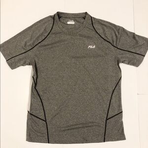 ‎Men’s grey Fila Shirt Size Large